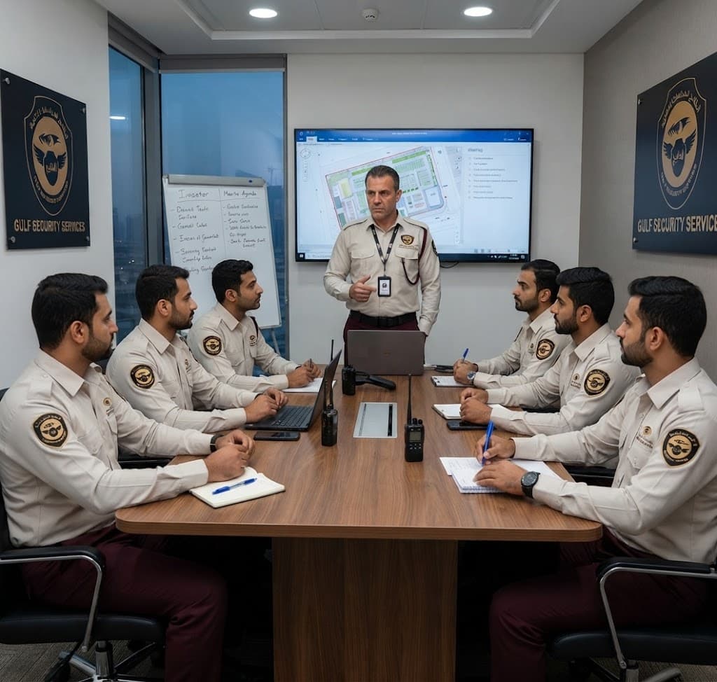 الإشراف على حراس الأمن من جهة العميل